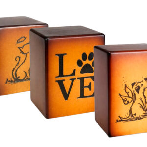 CUBO BÁSICO DE MADERA CON LÁSER, GATO, PERRO, LOVE