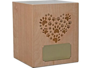 CUBO CON CORAZON GRABADO
